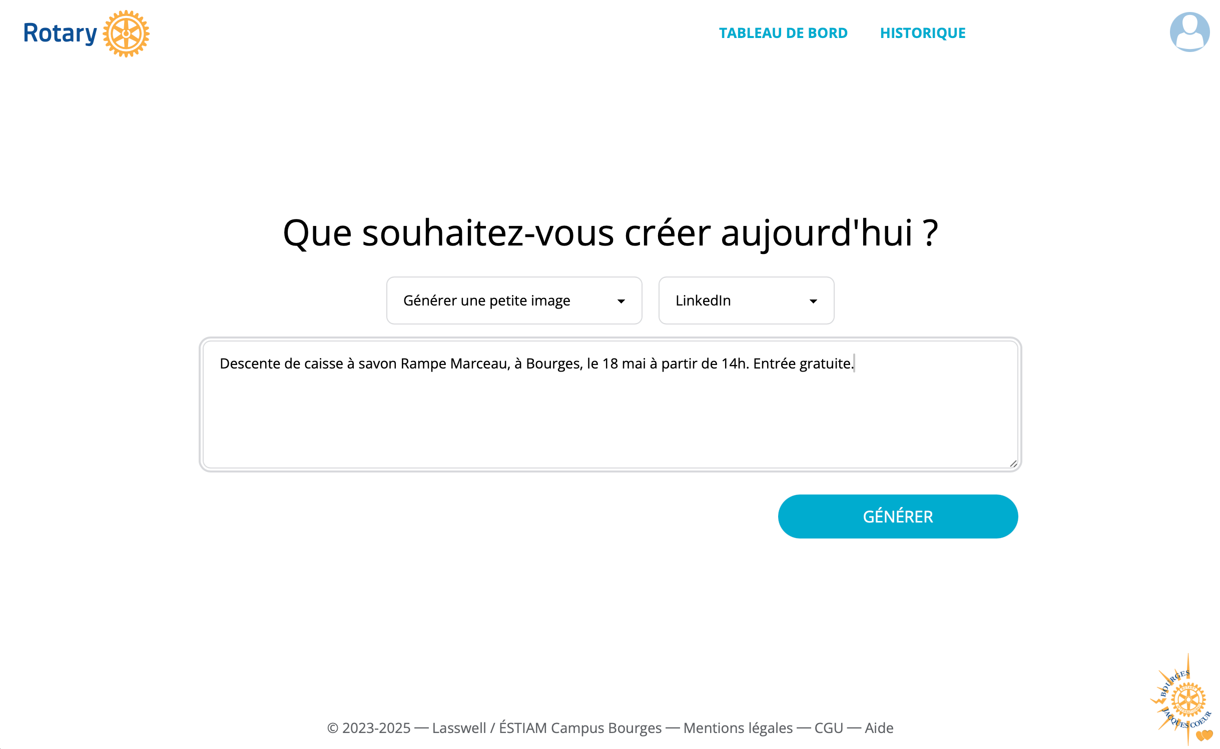 Génération de contenu